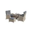 Westside Lounge-Set Bergamo 6-teilig Aus Polyrattan Beige -Garten & Außenbereich 001466506977 4676 501623 1