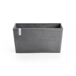 Ecopots Pflanztopf Paris Grau 60 Cm 26 Cm X 40 Cm