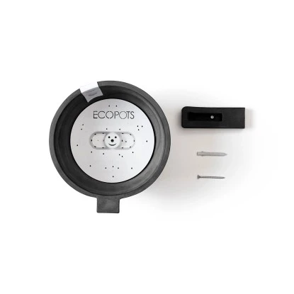 Ecopots Pflanztopf Amsterdam Wall Dunkelgrau 20 Cm X 17,5 Cm 5 Ecopots Pflanztopf Amsterdam Wall Dunkelgrau 20 Cm X 17,5 Cm – Bild 3