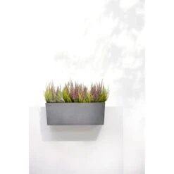 Ecopots Pflanztopf Bruges Hängend Grau 55 Cm X 20 Cm X 21 Cm 7 Ecopots Pflanztopf Bruges Hängend Grau 55 Cm X 20 Cm X 21 Cm -Garten & Außenbereich 100 HangingBruges55Grey 90