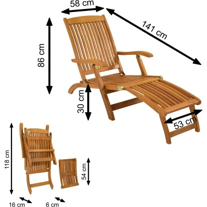 Indoba® Deck Chair Sun Flair FSC® 16 Indoba® Deck Chair Sun Flair FSC® – Bild 14
