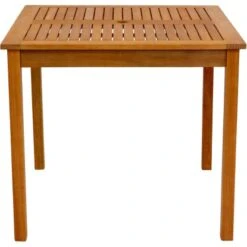 Indoba® Gartenmöbel-Set 5-teilig Lotus Tisch Quadratisch FSC® -Garten & Außenbereich 106841 11001300 11