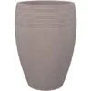 Scheurich Pflanzgefäß Lineo High Ø 39 Cm Taupe Granit -Garten & Außenbereich 1178821 4357 283 54 1