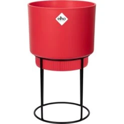 Elho Blumentopf B.for Studio Ø 22 Cm X 38 Cm Brilliantrot