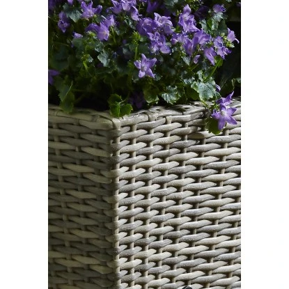 Gartenfreude Balkonkasten Polyrattan 47 Cm X 17 Cm Naturfarben 2 Stück 5 Gartenfreude Balkonkasten Polyrattan 47 Cm X 17 Cm Naturfarben 2 Stück – Bild 3