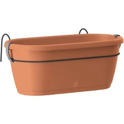 Emsa Poétic City Hängetopf 40 Cm X 20 Cm Terrakotta Hell 3 Emsa Poétic City Hängetopf 40 Cm X 20 Cm Terrakotta Hell