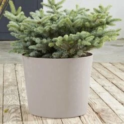 Poétic Pflanztopf Element Ø 40 Cm X 32 Cm Kalkstein -Garten & Außenbereich 173473 2984 4