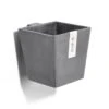 Ecopots Pflanztopf Manhattan Wall S Grau 15 Cm X 17,4 Cm X 15 Cm -Garten & Außenbereich 2100 ManhattanWallSGrey 00