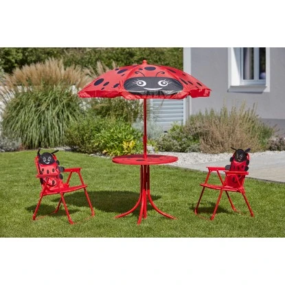 Kinder Gartenmöbel-Set Marienkäfer 3 Kinder Gartenmöbel-Set Marienkäfer