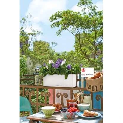 Lechuza Pflanzgefäß Cube Color Triple 40 Cm X 14 Cm X 14 Cm Weiß 6 Lechuza Pflanzgefäß Cube Color Triple 40 Cm X 14 Cm X 14 Cm Weiß – Bild 4