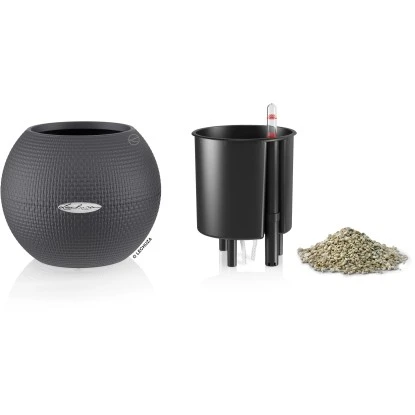 Lechuza Pflanzgefäß Puro Color Ø 20 Cm X 16 Cm Schiefergrau 4 Lechuza Pflanzgefäß Puro Color Ø 20 Cm X 16 Cm Schiefergrau – Bild 2