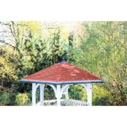 Skan Holz Regenrinnen-Set Für Pavillon Nancy 1 Stahl Verzinkt U. Anthrazit -Garten & Außenbereich 2 zubehoer bild3 398225 01