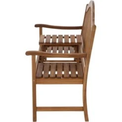 Siena Garden Pisa 3-Sitzer Bank Geölt Gestell Akazienholz FSC® -Garten & Außenbereich 316656 L19597 3