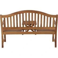 Siena Garden Pisa 3-Sitzer Bank Geölt Gestell Akazienholz FSC® -Garten & Außenbereich 316656 L19597 4