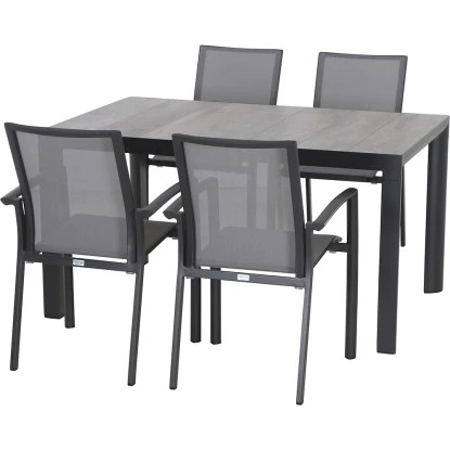 Siena Garden Dining-Set Velia 5-teilig 4 X Sessel 1 X Tisch 3 Siena Garden Dining-Set Velia 5-teilig 4 X Sessel 1 X Tisch