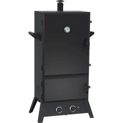El Fuego Gas-Smoker Portland XXL 2 Brenner Schwarz 3 El Fuego Gas-Smoker Portland XXL 2 Brenner Schwarz