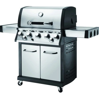 El Fuego Gasgrill Bellevue 5 Brenner Mit Seiten- Und Infrarotbrenner Silber 3 El Fuego Gasgrill Bellevue 5 Brenner Mit Seiten- Und Infrarotbrenner Silber