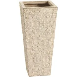 Pflanztopf Bernay 38 Cm X 17 Cm X 17 Cm Beige