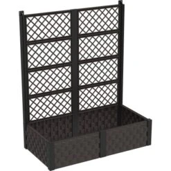 Duramax Rankkasten Mit Gitter Braun BxHxT: 110 Cm X 131 Cm X 55 Cm