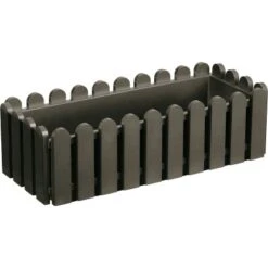 Emsa Poétic Blumenkasten Landhaus 50 Cm X 20 Cm X16 Cm Rauchbraun