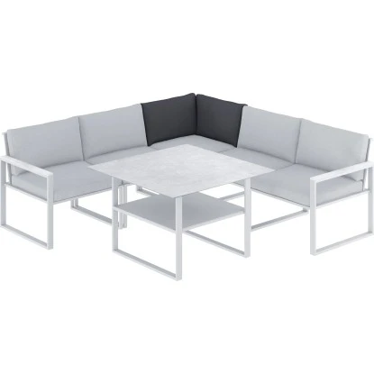 (Ersatz)-Eckrückenkissen Für Piegan Eck-Dining-Set Schwarz 4 (Ersatz)-Eckrückenkissen Für Piegan Eck-Dining-Set Schwarz – Bild 2