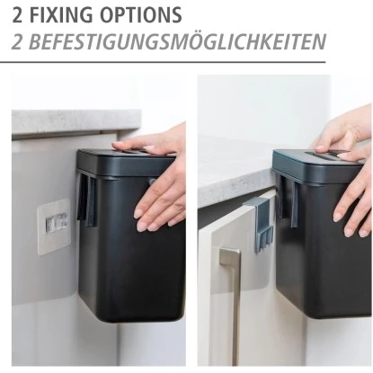 Wenko Abfallsammler Mit Griff Tago Black Outdoor Kitchen 5 L 4 Wenko Abfallsammler Mit Griff Tago Black Outdoor Kitchen 5 L – Bild 2