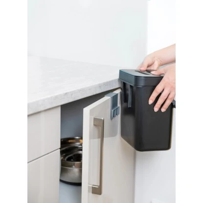 Wenko Abfallsammler Mit Griff Tago Black Outdoor Kitchen 5 L 9 Wenko Abfallsammler Mit Griff Tago Black Outdoor Kitchen 5 L – Bild 7