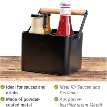 Wenko Utensilienkorb Baco Black Outdoor Kitchen Schwarz 5 Wenko Utensilienkorb Baco Black Outdoor Kitchen Schwarz – Bild 3