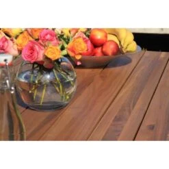 Acamp Set 4x Armsessel Atacama 1x Tisch Atacama 180 Cm X 90 Cm Teak -Garten & Außenbereich 4013556500791 3791 06