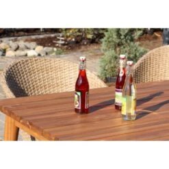 Acamp Set 4x Armsessel Atacama 1x Tisch Atacama 180 Cm X 90 Cm Teak -Garten & Außenbereich 4013556500791 3793 08