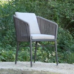 Acamp Set 8x Armsessel Manhattan 1x Tisch Chicago Mit Automatikauszug Anthrazit -Garten & Außenbereich 4013556501040 4046 09