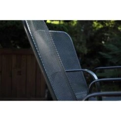 Acamp Set 2x Stapelsessel Astor 1x Beistelltisch Astor Anthrazit -Garten & Außenbereich 4013556501132 4109 08