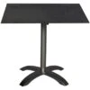 Acamp HPL Tisch Acaplan 80 Cm X 80 Cm Anthrazit-Cemento -Garten & Außenbereich 4013556563611 4459 01