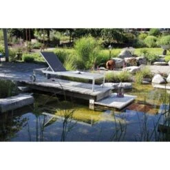 Acamp Liege Rimini 198 Cm X 60 Cm X 35 Cm Platin-Graphit -Garten & Außenbereich 4013556568081 4619 02