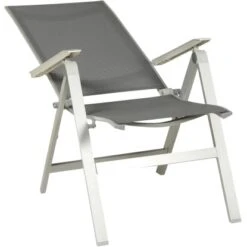 Acamp Klappsessel Urban Platin-Graphit -Garten & Außenbereich 4013556568630 4643 04