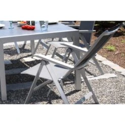 Acamp Klappsessel Urban Platin-Graphit -Garten & Außenbereich 4013556568630 4645 06