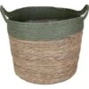 Übertopf Korb Mit Griffen Ø 27 Cm Natur-Grün -Garten & Außenbereich 4048121387132 10