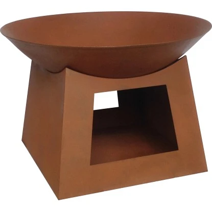 Feuerschale 41,5 Cm X Ø 61,5 Cm Stahl 3 Feuerschale 41,5 Cm X Ø 61,5 Cm Stahl