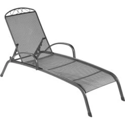 Sonnenliege Sacramento Aus Pulverbeschichtetem Stahl