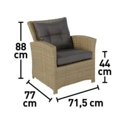 Lounge-Sessel Vermont Aus Polyrattan Forest Jungle -Garten & Außenbereich 4048124977637 VM01 290920