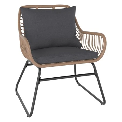 Balkonmöbel-Set Willmar 3-teilig Polyrattan Beige 5 Balkonmöbel-Set Willmar 3-teilig Polyrattan Beige – Bild 3