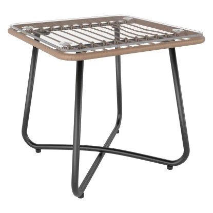 Balkonmöbel-Set Willmar 3-teilig Polyrattan Beige 6 Balkonmöbel-Set Willmar 3-teilig Polyrattan Beige – Bild 4