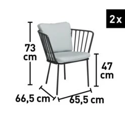 Balkonset Boonara Anthrazit 3-teilig 14 Balkonset Boonara Anthrazit 3-teilig -Garten & Außenbereich 4048126607075 VM01 160920