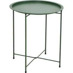 Beistelltisch Satipo Rund Grün Ø 46 Cm X 51 Cm