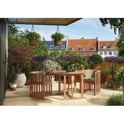 Balkonset Hervey Bay FSC® Naturfarben 3-teilig 3 Balkonset Hervey Bay FSC® Naturfarben 3-teilig