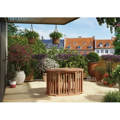 Balkonset Hervey Bay FSC® Naturfarben 3-teilig 4 Balkonset Hervey Bay FSC® Naturfarben 3-teilig – Bild 2