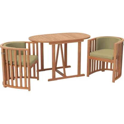 Balkonset Hervey Bay FSC® Naturfarben 3-teilig 5 Balkonset Hervey Bay FSC® Naturfarben 3-teilig – Bild 3