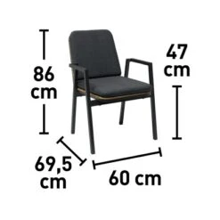 Dining-Sessel Olary 69,5 Cm X 60 Cm X 86 Cm Akazienholz Dunkelgrau 19 Dining-Sessel Olary 69,5 Cm X 60 Cm X 86 Cm Akazienholz Dunkelgrau -Garten & Außenbereich 4048126617579 90