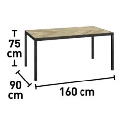 Gartentisch Ovando FSC® Rechteckig 75 Cm X 160 Cm X 90 Cm Natur-Schwarz 13 Gartentisch Ovando FSC® Rechteckig 75 Cm X 160 Cm X 90 Cm Natur-Schwarz -Garten & Außenbereich 4048126623068 60