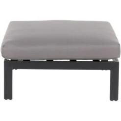 Home Deluxe Lounge-Set Rio S 2-teilig Aluminium Schwarz-Hellgrau -Garten & Außenbereich 4058166165251 11007200 5